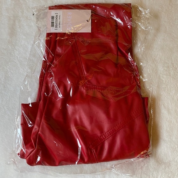 Revice Denim Venus Flares, Mars Red size 24 NWT - Picture 4 of 5